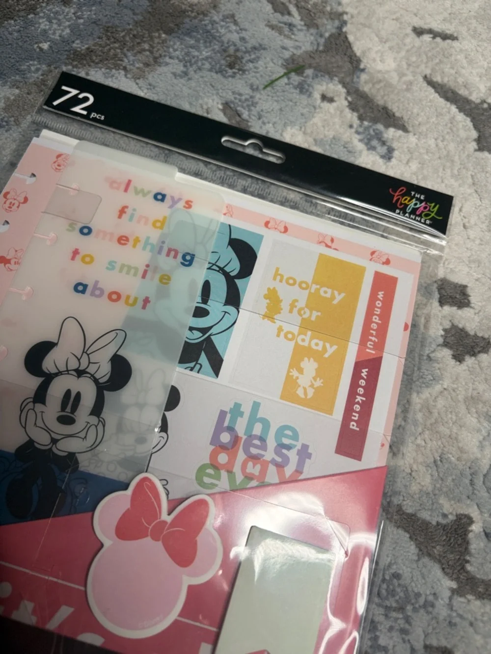 ❤️$10 NWT Happy Planner X Disney Minnie Mouse Planner Accessories Set